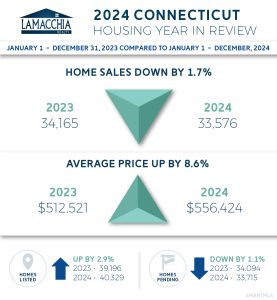 Connecticut 2024 year in review infographic